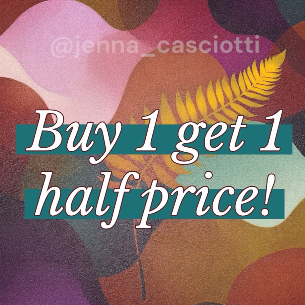 🛍️BOGO sale!✨BUY 1 GET 1 HALF PRICE!✨